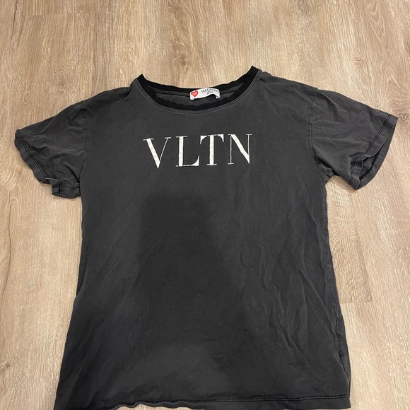 Valentino Black VLTN T-Shirt S Authentic - Picture 3 of 7